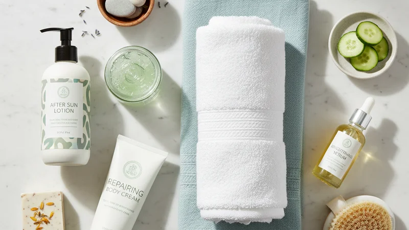 日焼け後のケアステージと使用アイテム