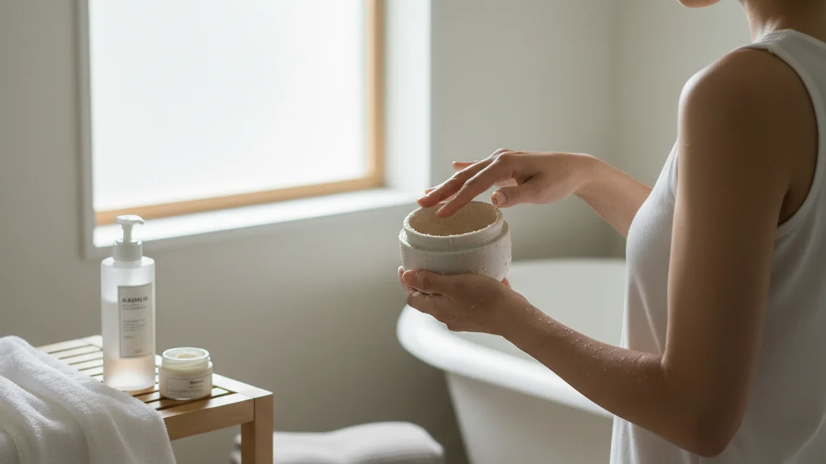 ボディスクラブの効果的な塗り方と頻度｜黒ずみ・角質ケアでつるすべ肌を作るコツ