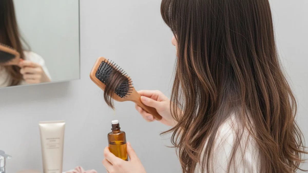 【ロング×前髪あり】顔周りレイヤーで小顔見せ!オーダー方法とスタイリングのコツ