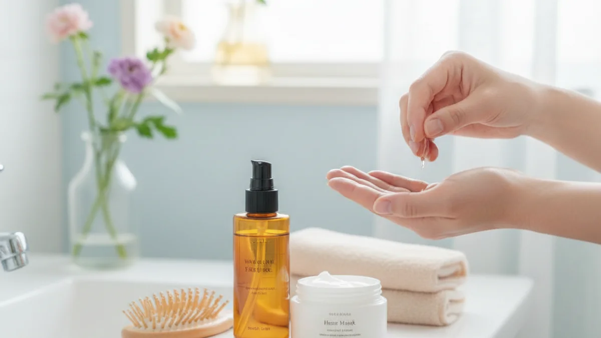 ヘアオイルとヘアマスクの違いとは?どっちが先?併用する順番と使い分けを解説