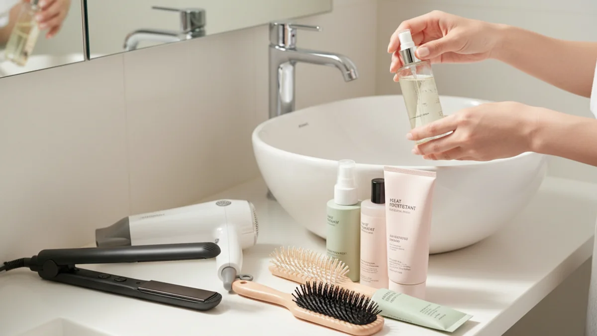 ヒートプロテクト完全ガイド|アイロン・ドライヤーの熱ダメージから髪を守る方法