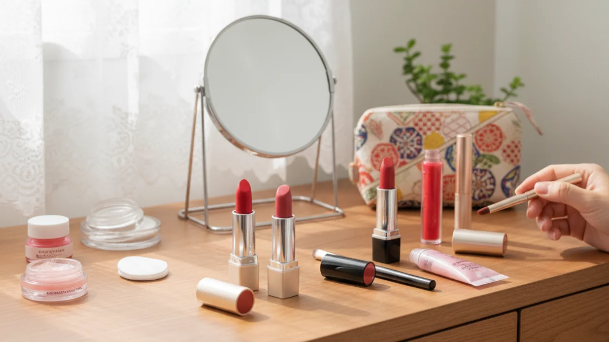 リップメイクの基本と崩れない塗り方｜初心者でもぷっくり唇になれるプロの技