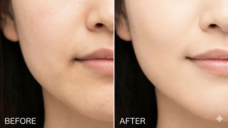 リップメイクの下準備