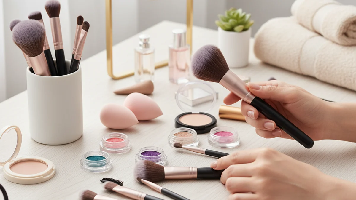 メイクブラシ・ツール完全ガイド｜用途別の選び方と正しい使い方・お手入れ方法