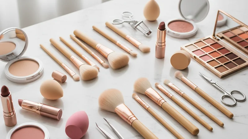 アイシャドウブラシとアイメイクツール