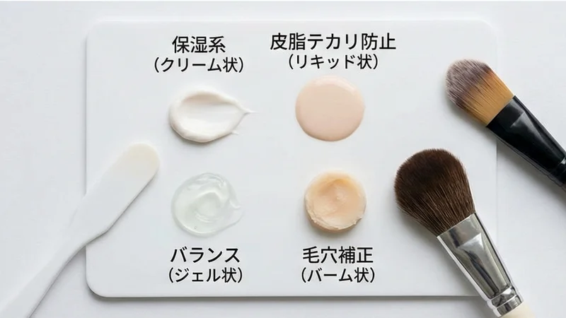 肌質別下地の選び方