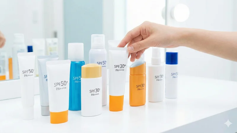 日焼け止めの適量