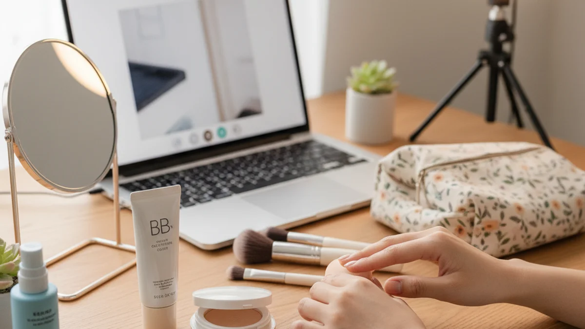 「カメラをオンに」が怖くない。Zoom会議で肌を綺麗に見せる『画面映えメイク』と照明テクニック